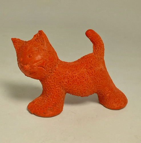 Vintage 1930s rubber cat - 1930s, toy